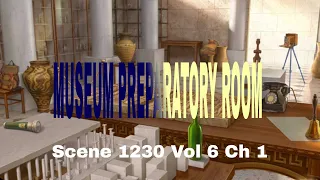 June's Journey Scene 1230 Vol 6 Ch 1 Museum Preparatory Room *Full Mastered Scene* HD 1080p