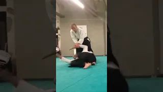 aïkido attaque au couteau tanto kote gaeshi