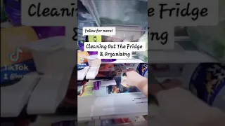 Cleaning Out My Refrigerator Fridge Organization Youtube #shorts