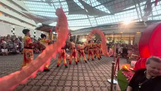 Chung Wah Dragon and Lion Dance Association - Dragon Performance Crown Perth W.A 2024