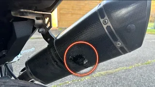 LE POT AKRAPOVIC DE MON T-MAX À EXPLOSÉ ! ( NO FAKE )