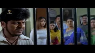 Shivanna Goes to Jail for his Sister..!! | Valmiki Kannada Movie Scene