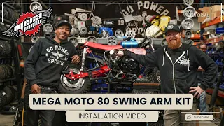 Mega Moto 80 Mini Bike Swing Arm Kit | Installation