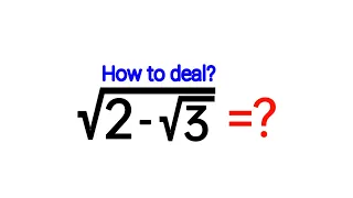 A Nice Olympiad Math Problem With Root || Math Olympiad Questions || Explored Maths