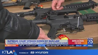 Supreme Court expands gun rights, striking New York limits