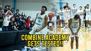 Combine Academy GETS TESTED! Kansas commit Rakease Passmore had the gym going CRAZY!