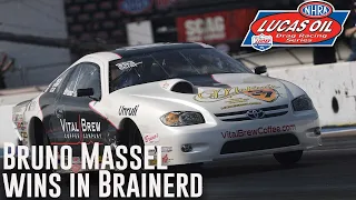 Bruno Massel wins Comp Eliminator at Lucas Oil Nationals