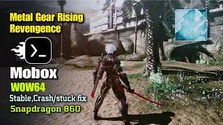 Metal Gear Rising Revengeance on Mobile | Mobox wow64 | Windows Emulator Android