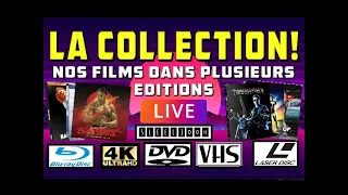 LA COLLECTION! ★ FILMS DANS PLUSIEURS ÉDITIONS: BLU-RAY, 4K, STEELBOOK, DVD, VHS, VINYLE...🎙 [LIVE]