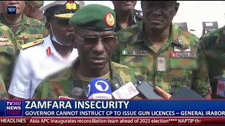 Zamfara insecurity: Governor cannot instruct CP to issue gun licences –General Irabor