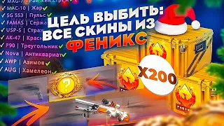 Я выбью совершенно ВСЕ СКИНЫ из КЕЙСА ФЕНИКС! ЗА 200 КЕЙСОВ ЭТО БЫЛО ДОВОЛЬНО ЛЕГКО... АВП АЗИМОВ..