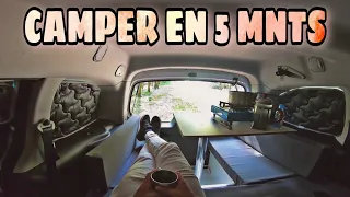 BERLINGO MINI CAMPER EN 5 MINUTOS ¿cuánto tardo en equiparla?