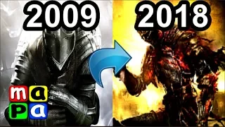 Evolution of DARK SOULS Games 2009-2018