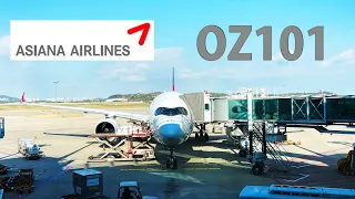 【Flight Tour】2023 ASIANA Airlines OZ 101 Airbus A350-900 Tokyo Narita to Seoul Incheon