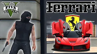 Stealing All "FERRARI SUPERCARS" From Dealership in GTA 5  (Sobrang Solid!😲)