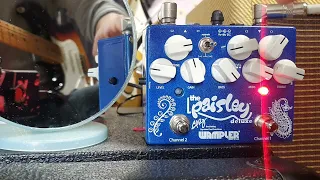 Paisley Deluxe Overdrive (Wampler)+Fender 1969 Journeyman Relic Guitar +Fender Blues Deluxe Amp