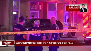 Arrest warrant issued for Hollywood woman in restaurant crash