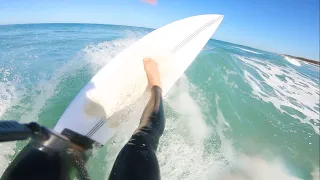 SURFING 1-FOOT WAVES | POV