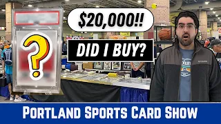 Did I buy this INSANE $20,000 card at a Portland Sports Card Show? 7 Vendor Booths Showcased!