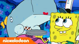 Bob Esponja | A Pérola não consegue parar de comer! | Nickelodeon em Português