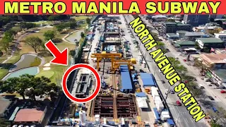 METRO MANILA SUBWAY NORTH AVENUE STATION update 02/16/2024