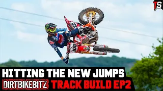 I MADE BILLY BOLT TEST THE NEW JUMPS | DIRTBIKE BITZ TRACK BUILD EPISODE 2 OF 3