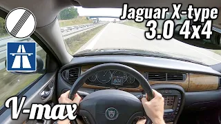 2001 Jaguar X-type 3.0 V6 - Próba autostradowa. V-max