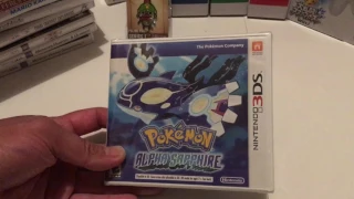 Unboxing Pokemon Alpha Sapphire! Nintendo 3DS