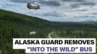 "Into the Wild" bus removed by Alaska Guard