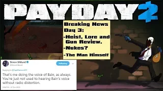 Payday 2 Breaking News/Crimefest 2018 Day 3 Heist, Lore & M13 Review