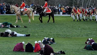 Battle of Lexington Patriots Day Revolutionary War reenactment 2022 Morning Sunrise Panasonic GH6