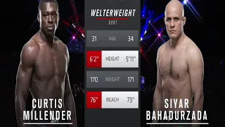 Siyar bahadurzada vs Curtis Millender UFC 232full fight