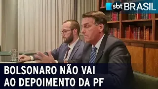 Bolsonaro não comparece ao depoimento na Polícia Federal | SBT Brasil (28/01/22)