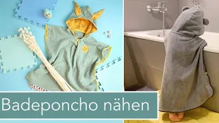 Badeponcho für Kinder nähen