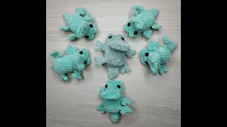 Crocodile toy keychain crocheted | Крокодил вязаный крючком Мастер Класс