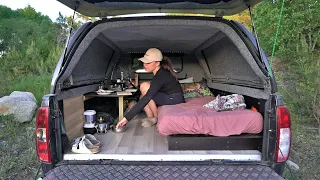 FIRST OVERNIGHT TRUCK CAMPING WITH THE NEW SETUP