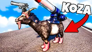 ❄️ KIEDY KOZA NAUCZY SIĘ UŻYWAĆ BRONI | GOAT SIMULATOR