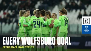 Every Wolfsburg Goal From the 2021-22 UEFA Women's Champions League Group Stage