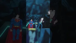 Superboy In "BATCAVE" | Batman and Superman: Battle Of The Super Sons #shorts