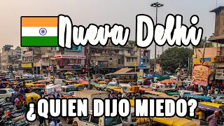 🇮🇳 NUEVA DELHI INDIA EN ESPAÑOL 🛺 ESTO ES UN CAOS, CONTAMINACIÓN 🌎 VIAJE A INDIA