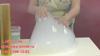 Как заставить гигантский белый мыльный пузырь танцевать с помощью рук и делаем вулкан руками