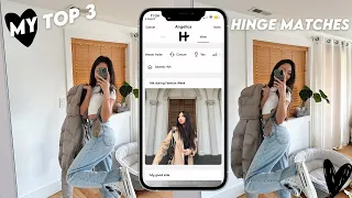 Brutally Rating My TOP 3 Hinge Matches… | 1 MONTH UPDATE?!