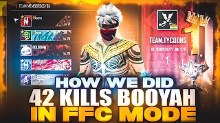 THIS MATCH TAKE US TO #1 IN FFC MODE || 42 KILLS BOOYAH FULL GAMEPLAY #totalgaming #tgtycoons