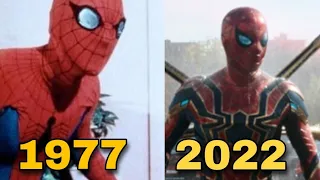 Evolution of Spider-Man in Movies  (1977-2022)