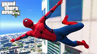 GTA 5 Spiderman Ragdolls Compilation (Euphoria Physics Showcase)