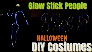 DIY Halloween Costume Idea | Glow Stick Person