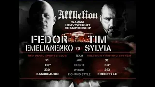 Fedor Emelianenko vs Tim Sylvia Full Fight 07/19/2008