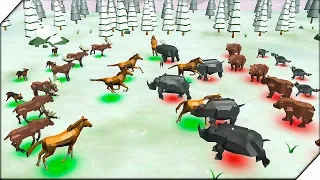 СИМУЛЯТОР БИТВЫ ЖИВОТНЫХ - Игра Animal Kingdom Battle Simulator 3D