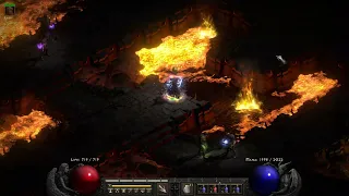 nova sorceress clearing chaos sanctuary using the obsession runeword D2R ladder