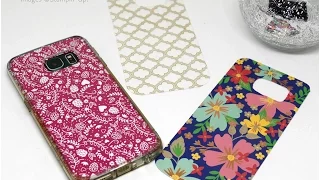 Phone Case Covers using Stampin' Up! Supplies